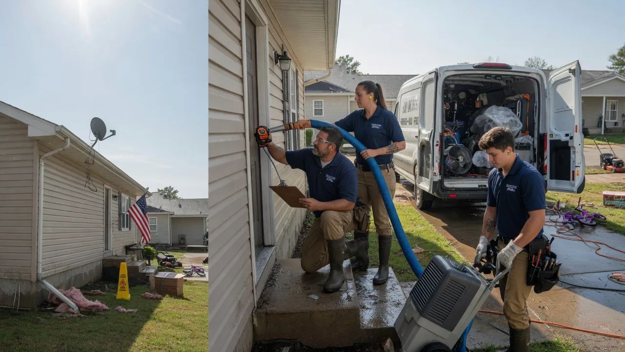 Ceiling Water Damage Restoration in Glocester, RI near me